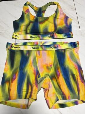 Woxer Boss 2.0 Racerback Bralette & Baller Modal Boxer Brief Size XL